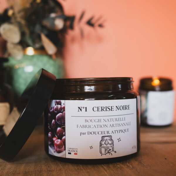 Bougie XXL Cerise noire
